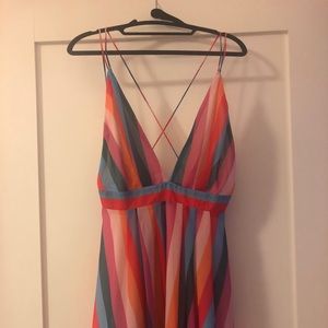 Rainbow Strappy Dress